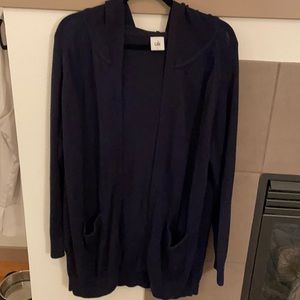 CAbi Slouchy Hooded Cardigan